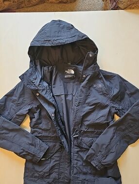 The North Face Hooded Black Anorak Coat